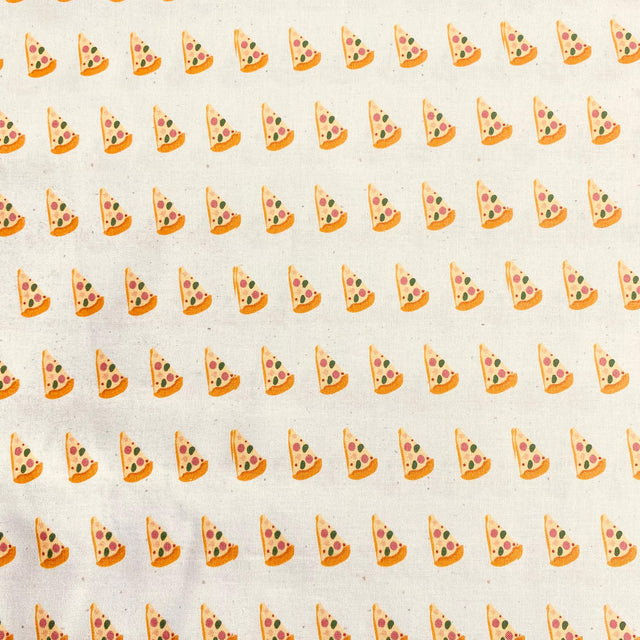 Pound A Metre Per Metre Per Metre Beautiful Digitally Printed 100% Cotton- 45" Wide (Pizza)