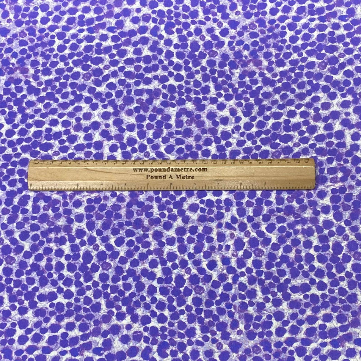 Pound A Metre Per Metre Per Metre Beautiful Digitally Printed 100% Cotton- 45" Wide (Purple)