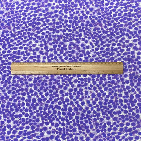 Pound A Metre Per Metre Per Metre Beautiful Digitally Printed 100% Cotton- 45" Wide (Purple)