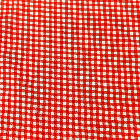 Pound A Metre Per Metre Per Metre Beautiful Digitally Printed 100% Cotton- 45" Wide (Red Checks)