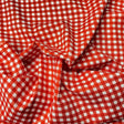 Pound A Metre Per Metre Per Metre Beautiful Digitally Printed 100% Cotton- 45" Wide (Red Checks)