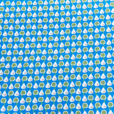 Pound A Metre Per Metre Per Metre Beautiful Digitally Printed 100% Cotton- 45" Wide (Sky Apple) (Cotton-Deal)