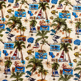 Pound A Metre Per Metre Per Metre Beautiful Digitally Printed 100% Cotton- 45" Wide (Summer)
