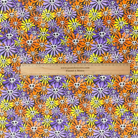 Pound A Metre Per Metre Per Metre Beautiful Digitally Printed 100% Cotton- 45" Wide (Sunflower)