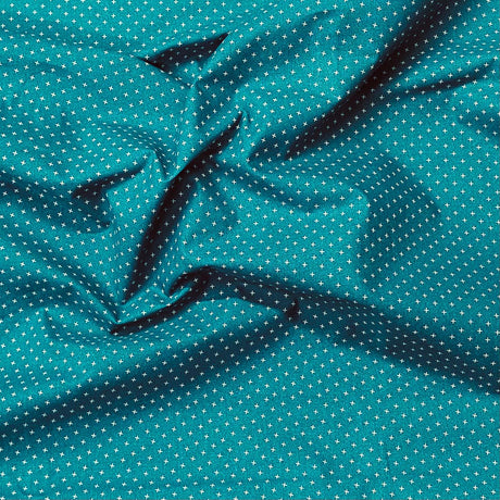 Pound A Metre Per Metre Per Metre Beautiful Digitally Printed 100% Cotton- 45" Wide (Teal)