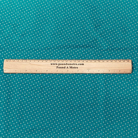 Pound A Metre Per Metre Per Metre Beautiful Digitally Printed 100% Cotton- 45" Wide (Teal)