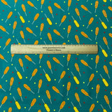 Pound A Metre Per Metre Per Metre Beautiful Digitally Printed 100% Cotton- 45" Wide (Teal)