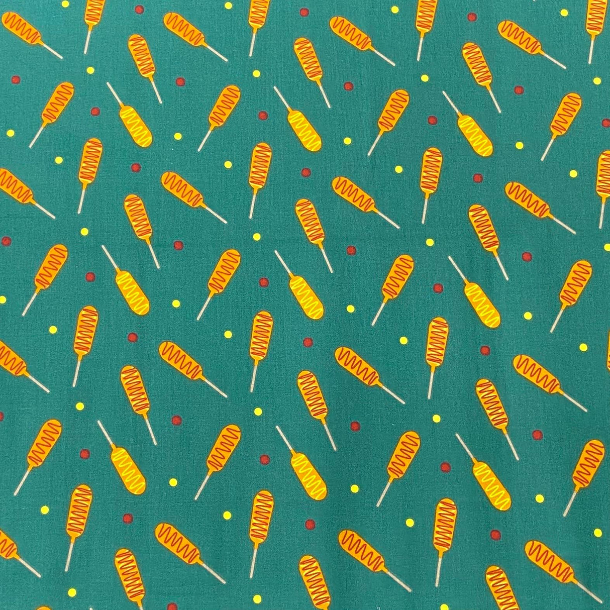Pound A Metre Per Metre Per Metre Beautiful Digitally Printed 100% Cotton- 45" Wide (Teal)