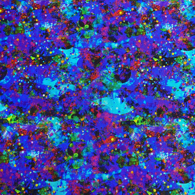 Pound A Metre Per Metre Per Metre Beautiful Digitally Printed 100% Cotton- 45" Wide (Thunder)