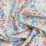 Pound A Metre Per Metre Per Metre Beautiful Digitally Printed 100% Cotton- 45" Wide (Unicorn)