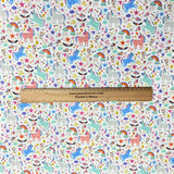 Pound A Metre Per Metre Per Metre Beautiful Digitally Printed 100% Cotton- 45" Wide (Unicorn)