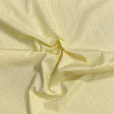 Pound A Metre Per Metre Per Metre Beautiful Digitally Printed 100% Cotton- 45" Wide (Yellow Polka)