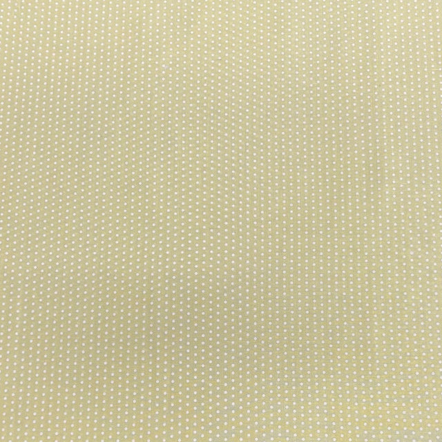 Pound A Metre Per Metre Per Metre Beautiful Digitally Printed 100% Cotton- 45" Wide (Yellow Polka)
