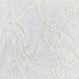 Pound A Metre Per Metre Bridal White Lace- 55'' Wide - (Lace 1)