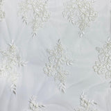Pound A Metre Per Metre Bridal White Lace- 55'' Wide - (Lace 10)