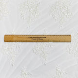 Pound A Metre Per Metre Bridal White Lace- 55'' Wide - (Lace 10)