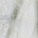 Pound A Metre Per Metre Bridal White Lace- 55'' Wide - (Lace 7)