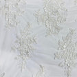 Pound A Metre Per Metre Bridal White Lace- 55'' Wide - (Lace 9)