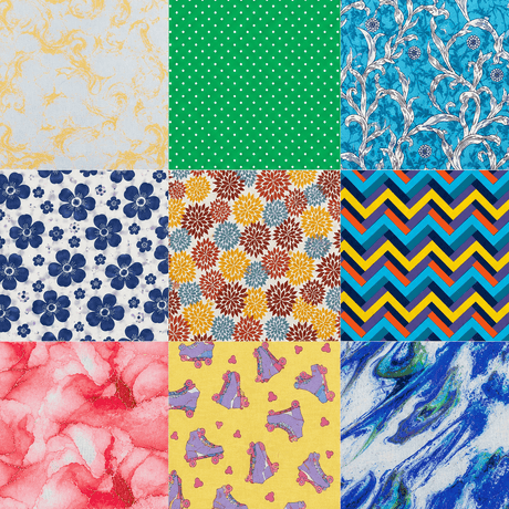 Pound A Metre Per Metre Clearance Digital Cotton 45'' Wide (Over 100 Variation Available)