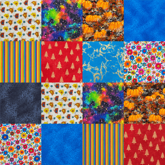 Pound A Metre Per Metre Clearance Digital Cotton 45'' Wide (Over 100 Variation Available)