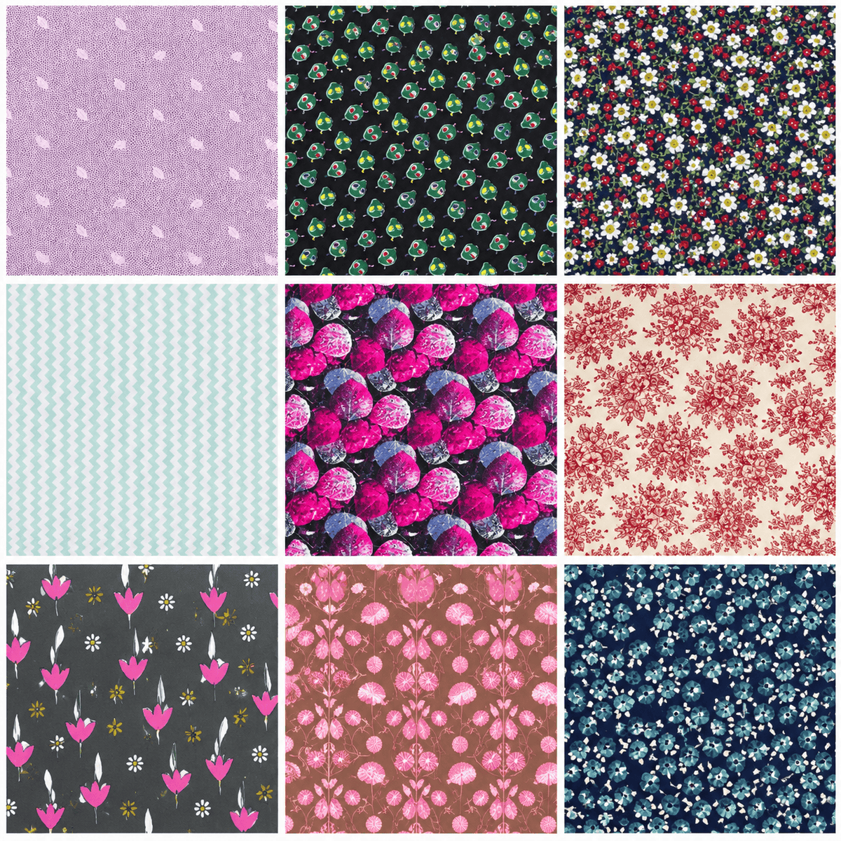 Pound A Metre Per Metre Clearance Digital Cotton 45'' Wide (Over 40 Variation Available)