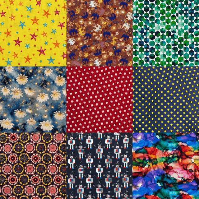 Pound A Metre Per Metre Clearance Digital Cotton 45'' Wide (Over 50 Variation Available)