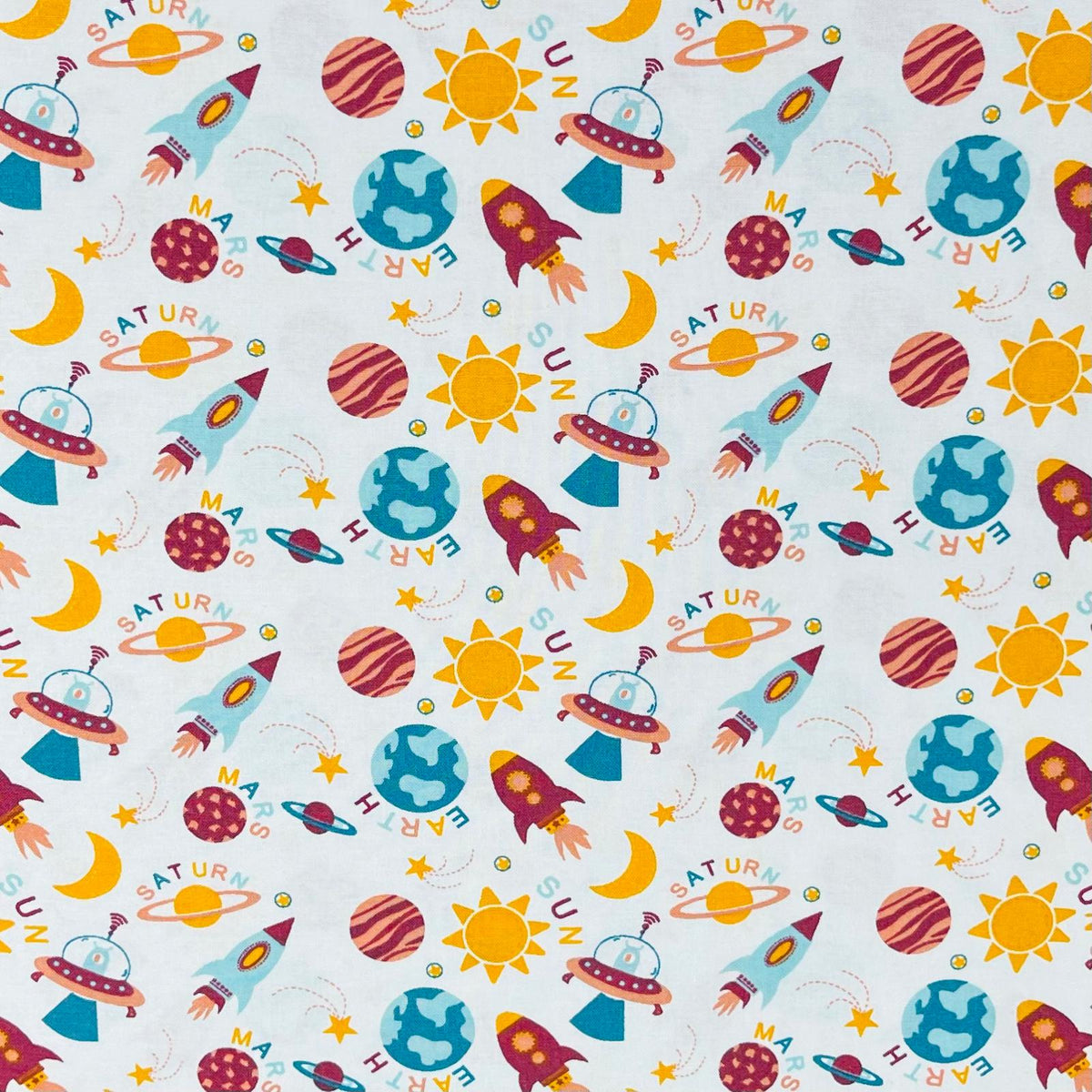 Pound A Metre Design 31 Per Metre Clearance Digital Cotton 45'' Wide (Over 50 Variation Available)