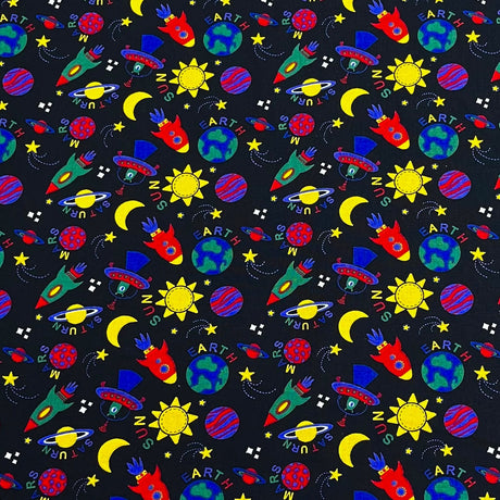 Pound A Metre Design 46 Per Metre Clearance Digital Cotton 45'' Wide (Over 50 Variation Available)
