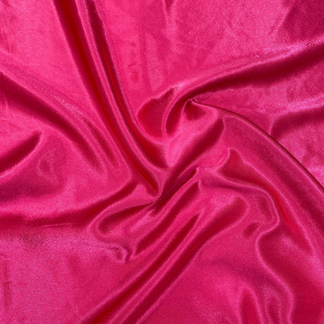 Pound A Metre Per Metre Crepe Backed Satin - 55" Wide (Cerise)