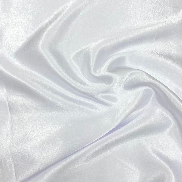 Pound A Metre Per Metre Crepe Backed Satin - 55" Wide (White)