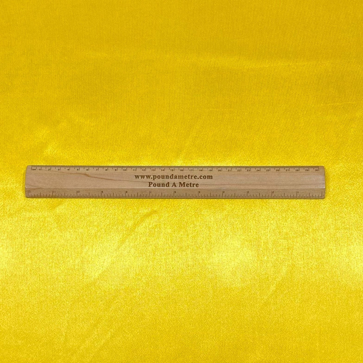 Pound A Metre Per Metre Crepe Backed Satin - 55" Wide (Yellow)