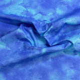 Pound A Metre Per Metre Per Metre Digitally Printed 100% Cotton- 45" Wide (Blue Watercolour)