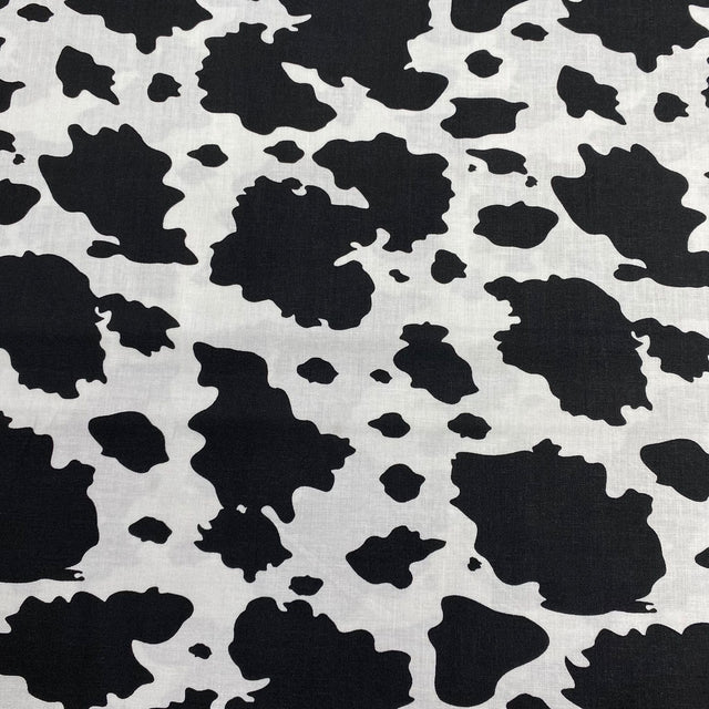 Pound A Metre Per Metre Per Metre Digitally Printed 100% Cotton- 45" Wide (Cow)