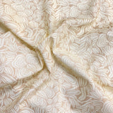 Pound A Metre Per Metre Per Metre Digitally Printed 100% Cotton- 45" Wide (Cream)