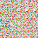 Pound A Metre Per Metre Per Metre Digitally Printed 100% Cotton- 45" Wide (Flamingo)
