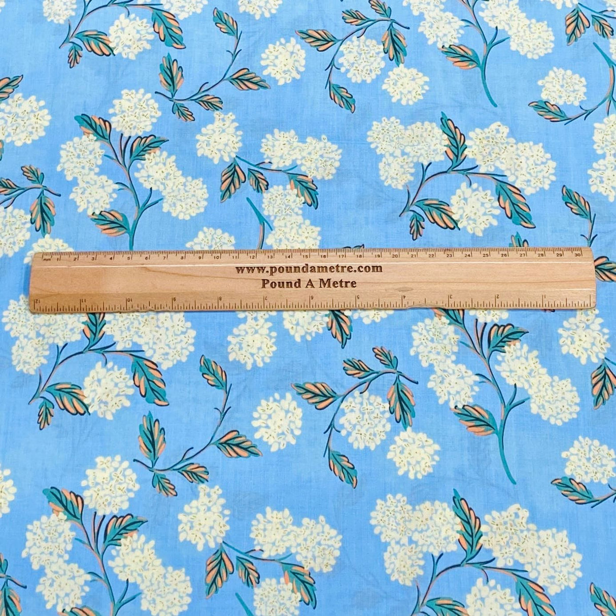 Pound A Metre Per Metre Per Metre Digitally Printed 100% Cotton- 45" Wide (Floral)