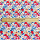 Pound A Metre Per Metre Per Metre Digitally Printed 100% Cotton- 45" Wide (Petals)