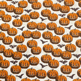 Pound A Metre Per Metre Per Metre Digitally Printed 100% Cotton- 45" Wide (Pumpkins)