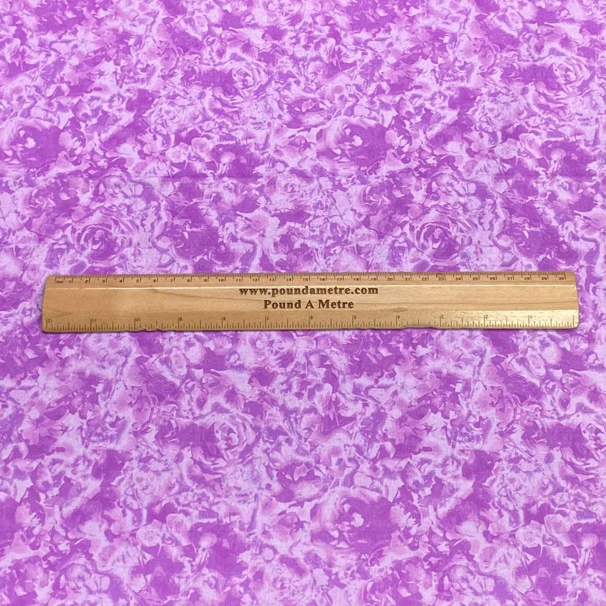 Pound A Metre Per Metre Per Metre Digitally Printed 100% Cotton- 45" Wide (Purple)
