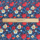 Pound A Metre Per Metre Per Metre Digitally Printed 100% Cotton- 45" Wide (Rose)