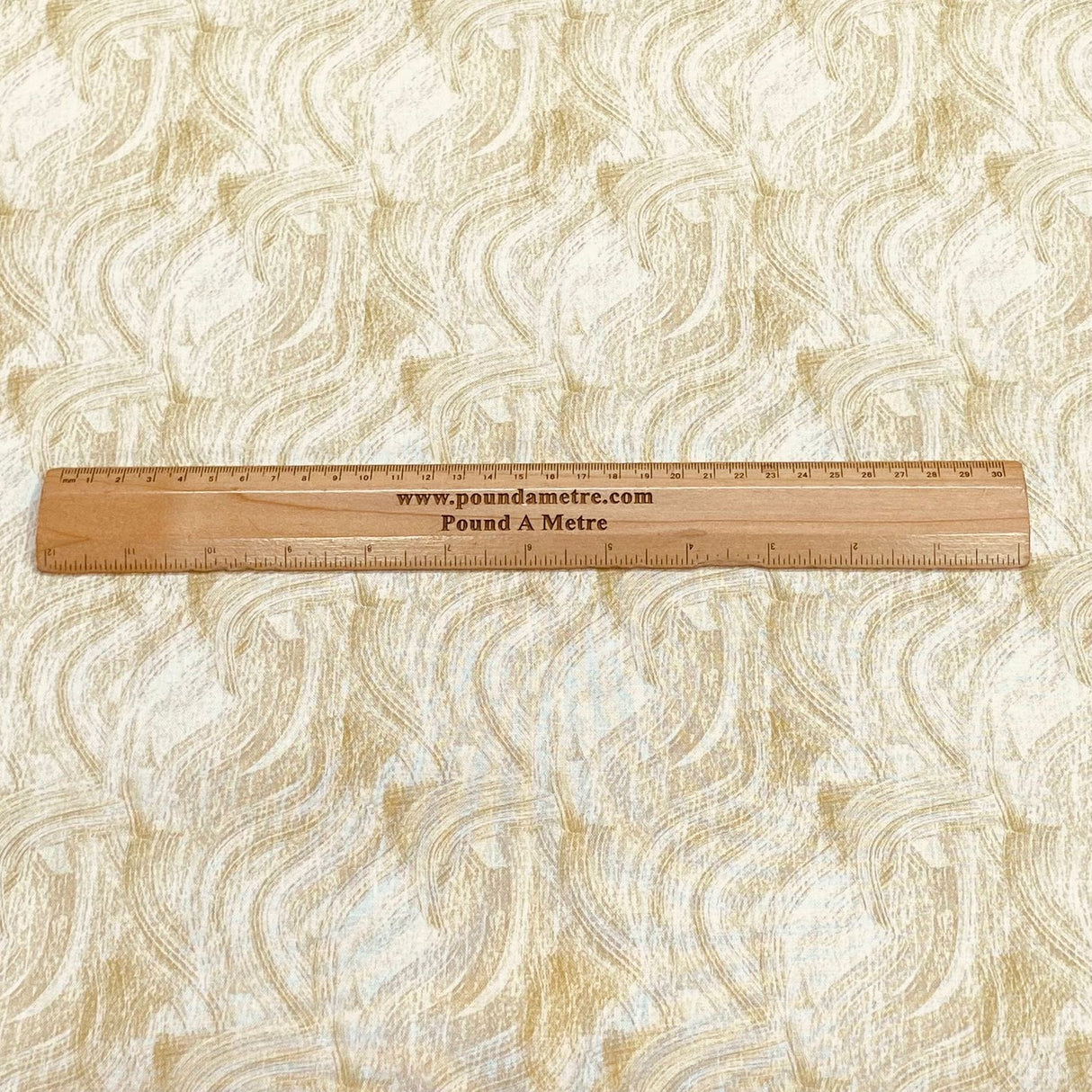 Pound A Metre Per Metre Per Metre Digitally Printed 100% Cotton- 45" Wide (Sand)