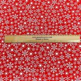 Pound A Metre Per Metre Per Metre Digitally Printed 100% Cotton- 45" Wide (Snow)