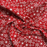 Pound A Metre Per Metre Per Metre Digitally Printed 100% Cotton- 45" Wide (Snow)