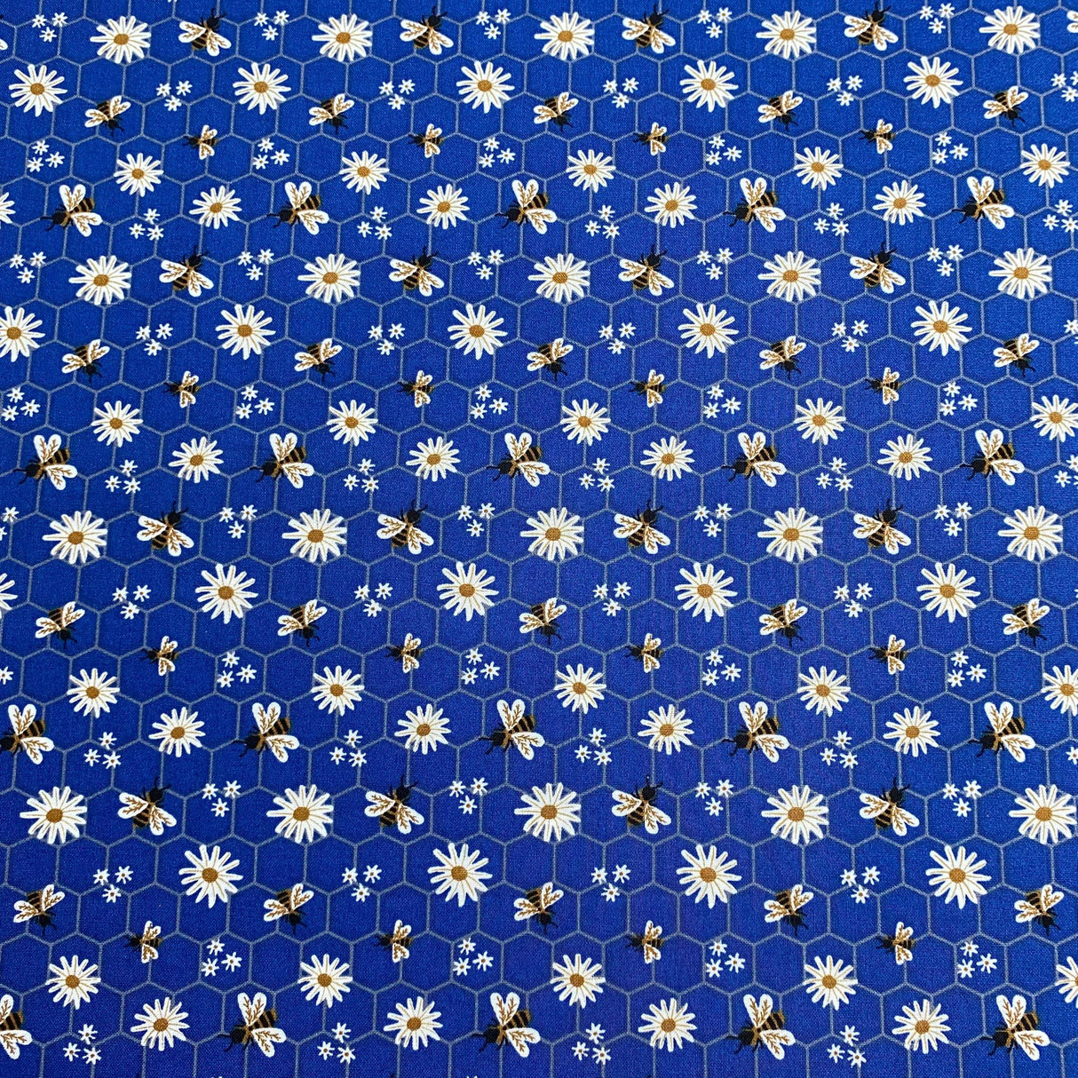 Pound A Metre Per Metre Per Metre Digitally Printed 100% Cotton- 45" Wide (Sunflower)