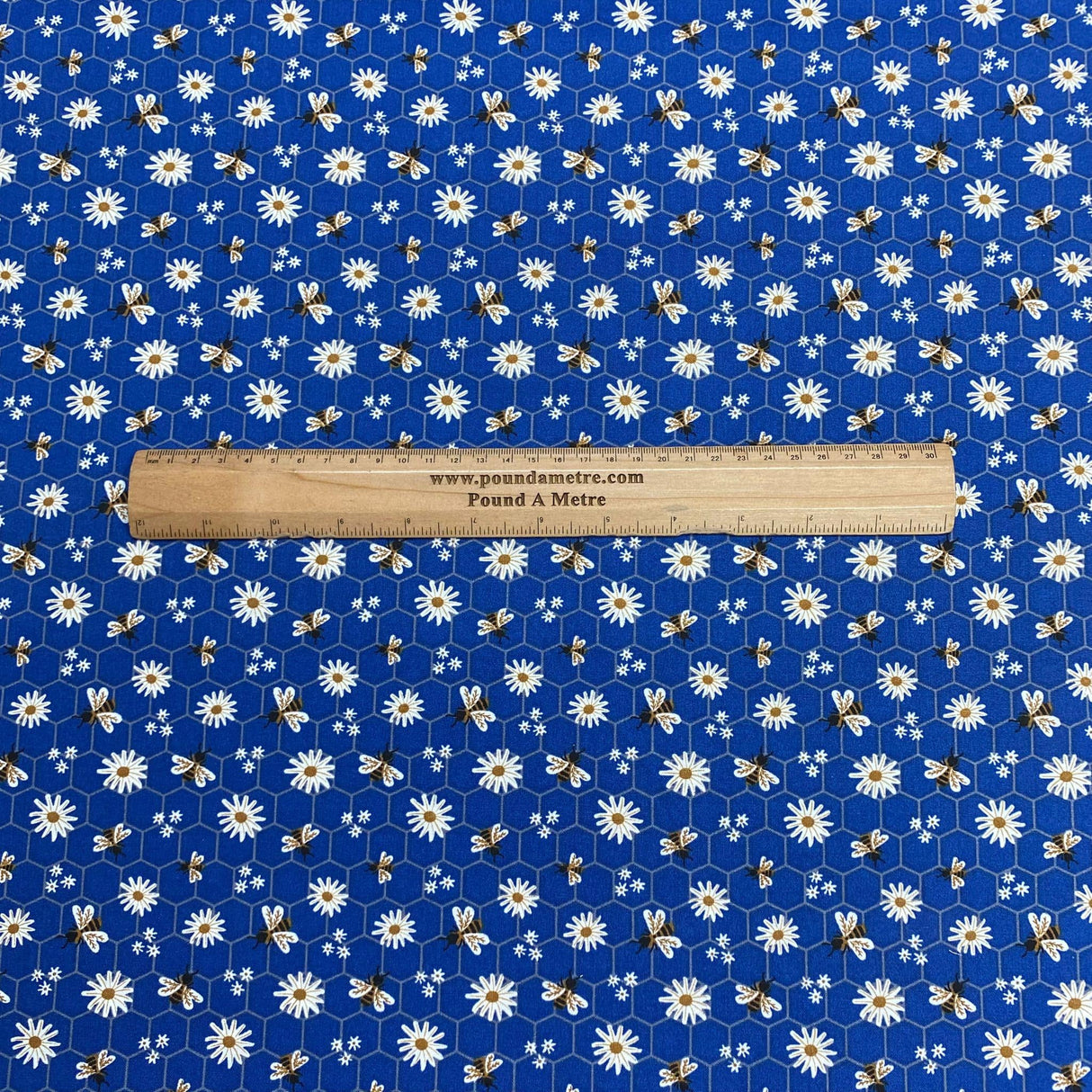 Pound A Metre Per Metre Per Metre Digitally Printed 100% Cotton- 45" Wide (Sunflower)