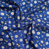 Pound A Metre Per Metre Per Metre Digitally Printed 100% Cotton- 45" Wide (Sunflower)