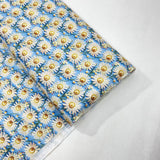 Pound A Metre Per Metre Per Metre Digitally Printed 100% Cotton- 45" Wide (Sunflowers Sky)