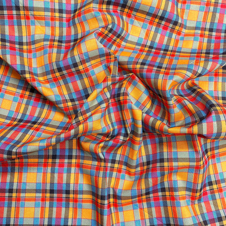Pound A Metre Per Metre Per Metre Digitally Printed 100% Cotton- 45" Wide (Tartan)