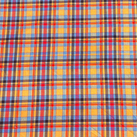 Pound A Metre Per Metre Per Metre Digitally Printed 100% Cotton- 45" Wide (Tartan)