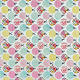 Pound A Metre Per Metre Per Metre Digitally Printed Christmas 100% Cotton- 45" Wide (Balls)